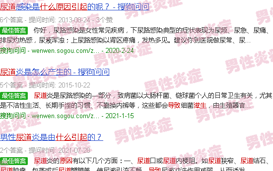 汕头什么原因引起尿道炎症